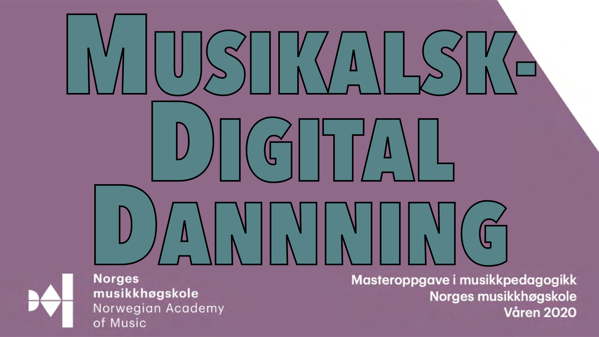 Musikalsk-digital danning