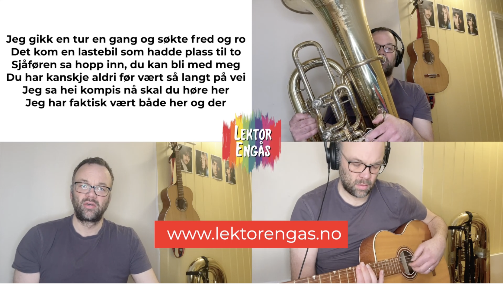 Jeg gikk meg over sjø og land