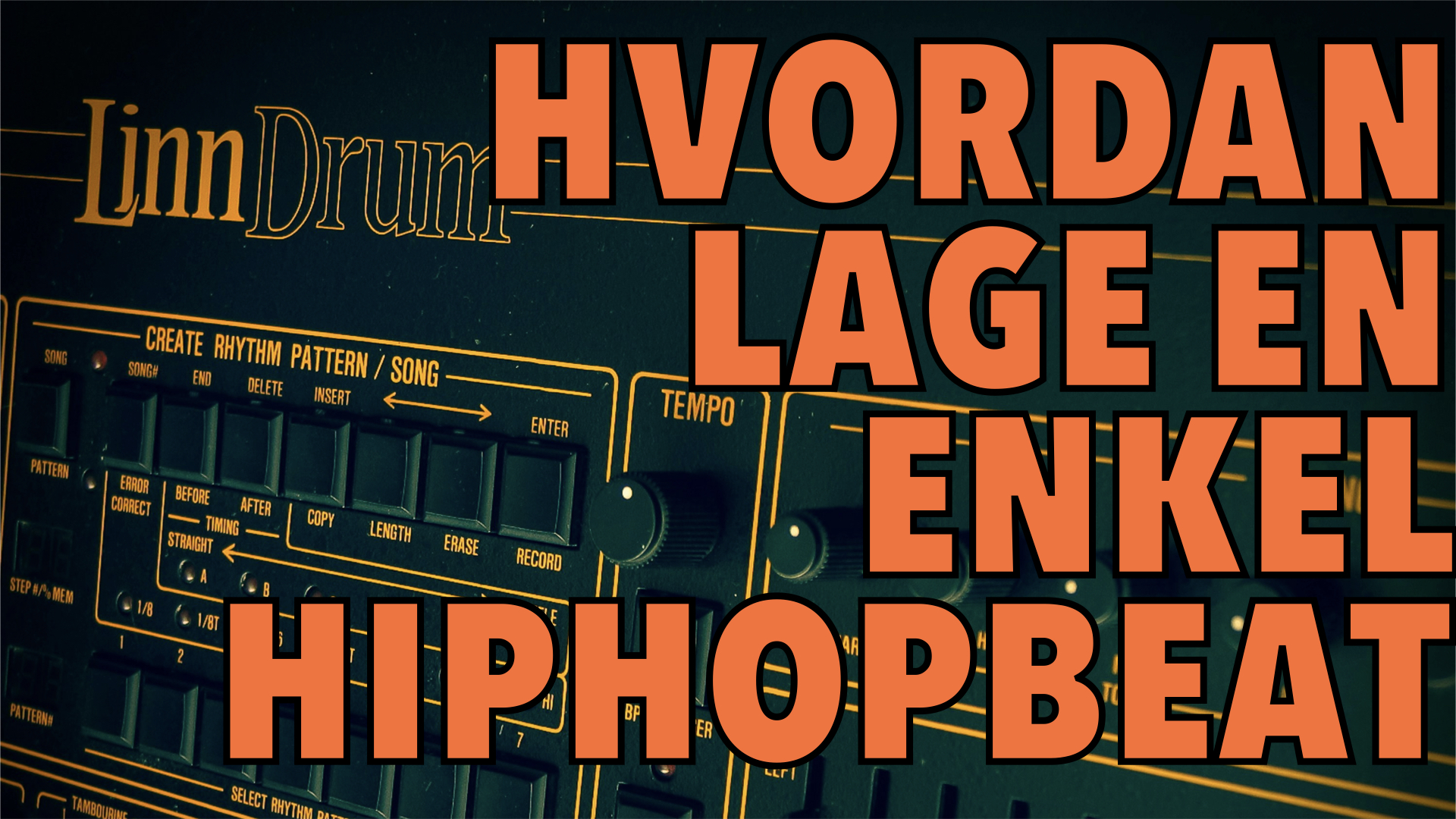 Hvordan lage en enkel hiphop-beat