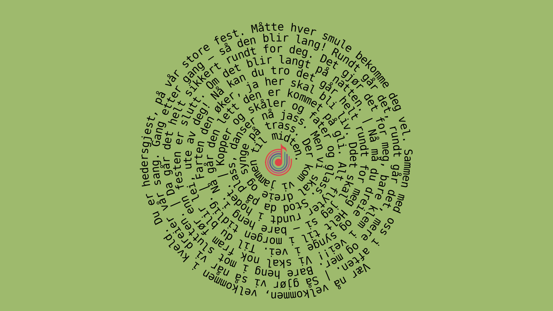 Allsang og dans til skoleball