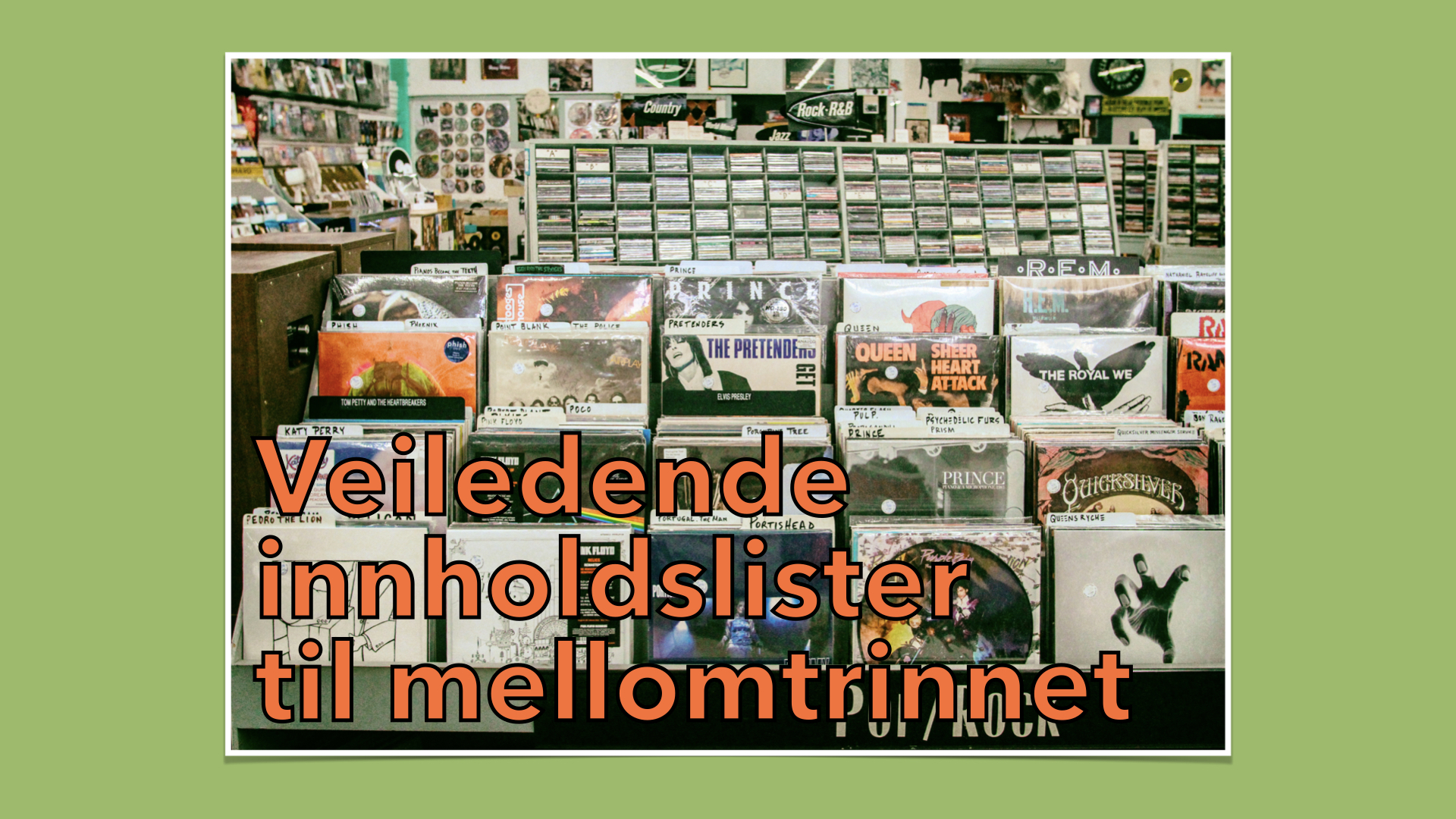 Innholdslister til musikkfaget