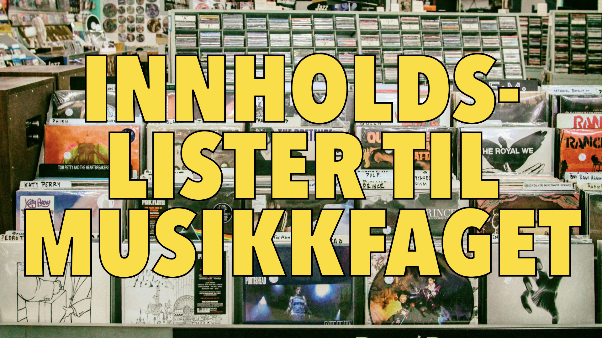 Innholdslister til musikkfaget